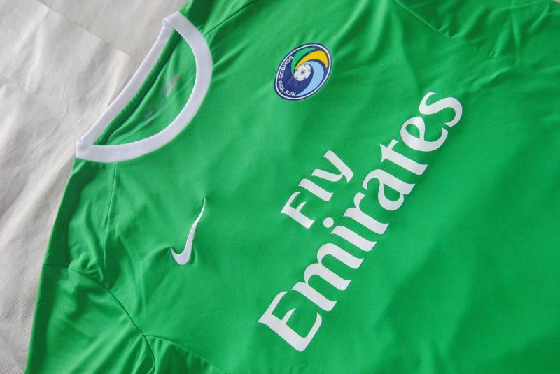 New York Cosmos 2015-16 Green Away Soccer Jersey - Click Image to Close